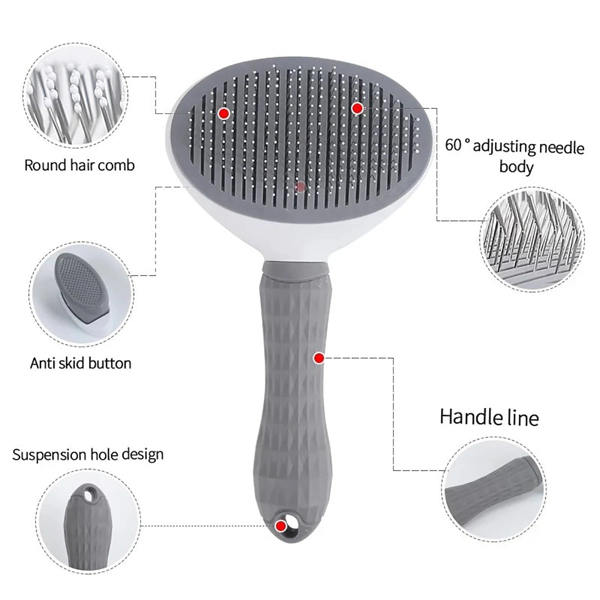Magic Comb for Dogs and Cats (Removal and Cleaning) Easy to Use