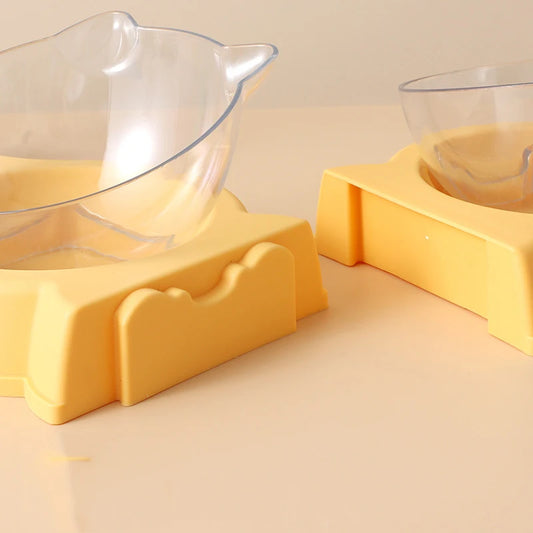 2 in 1 Food Bowl for Dogs and Cats (Food and Drinking Bowl All in One)