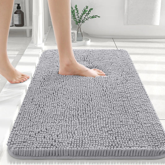 Luxury bathroom rugs are extremely soft (thick, absorbent, non-slip, and washable)
