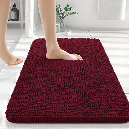 Luxury bathroom rugs are extremely soft (thick, absorbent, non-slip, and washable)