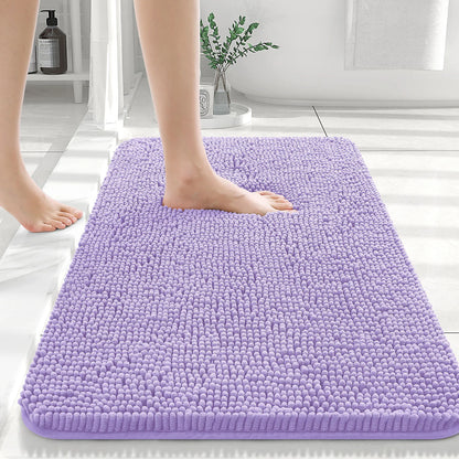 Luxury bathroom rugs are extremely soft (thick, absorbent, non-slip, and washable)