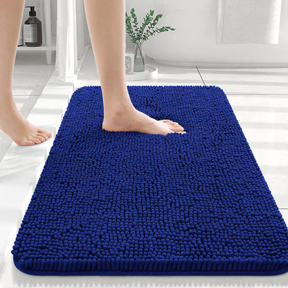 Luxury bathroom rugs are extremely soft (thick, absorbent, non-slip, and washable)