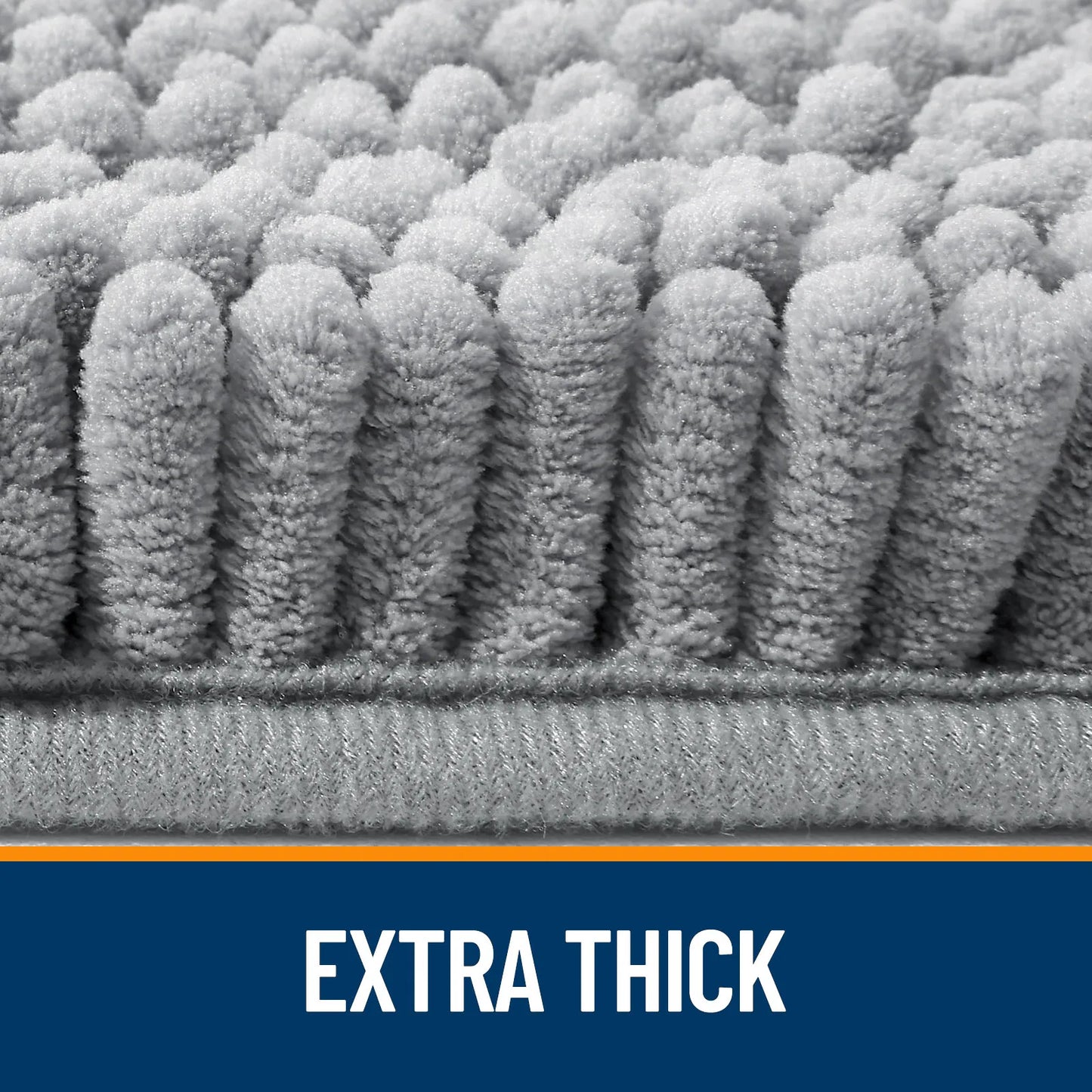 Luxury bathroom rugs are extremely soft (thick, absorbent, non-slip, and washable)