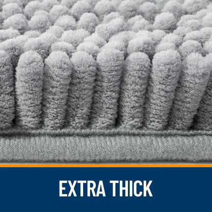 Luxury bathroom rugs are extremely soft (thick, absorbent, non-slip, and washable)
